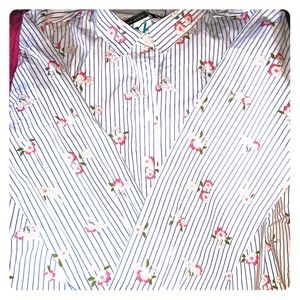 Long sleeve ladies button up sz 16 new with tags